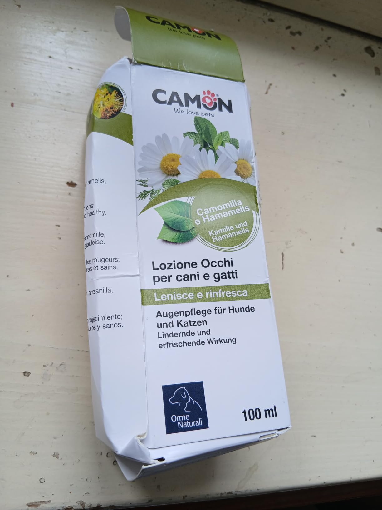Camon Lozione Occhi Cani e Gatti 100 ml Camomilla