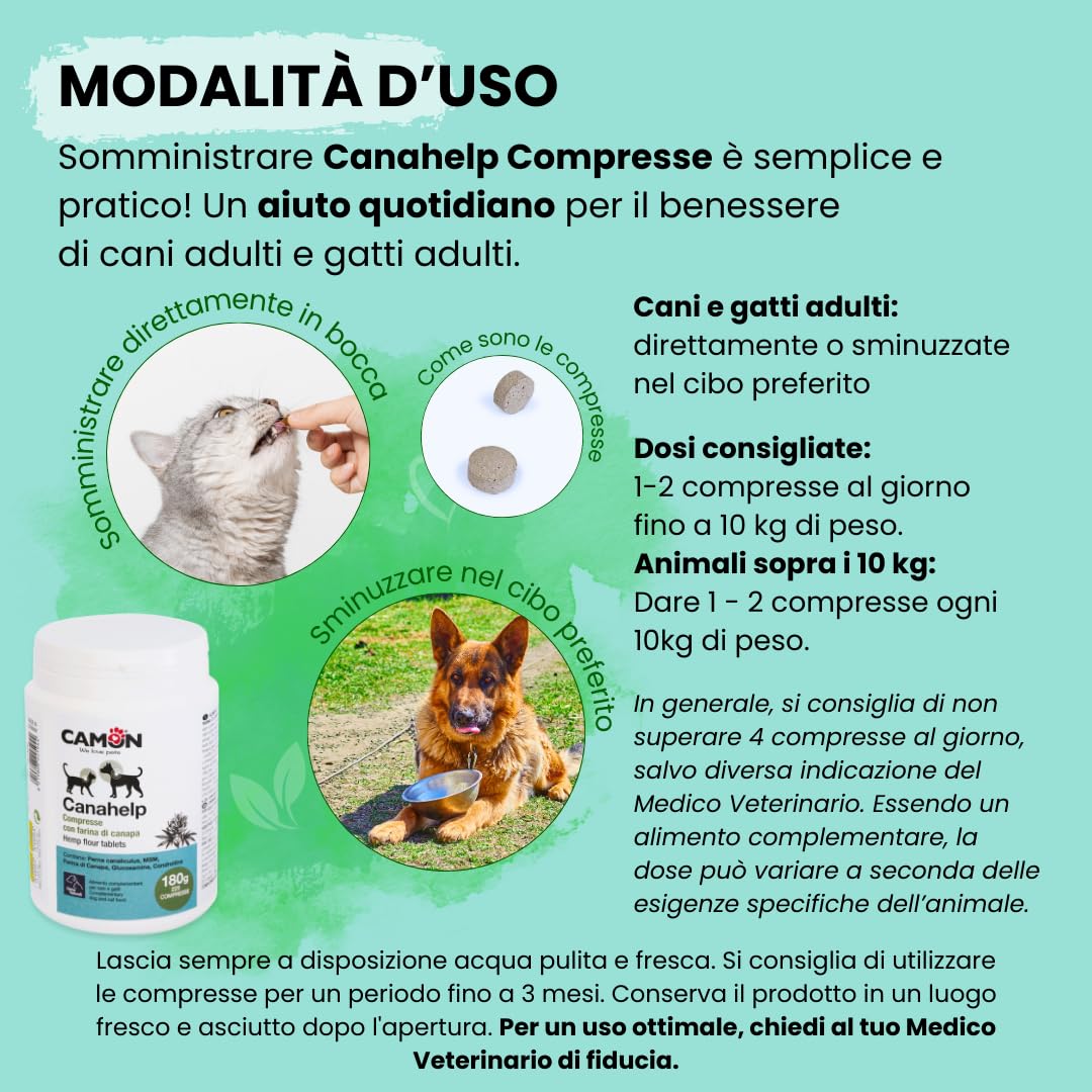 Camon Canahelp Integratore 225 Compresse Articolazioni