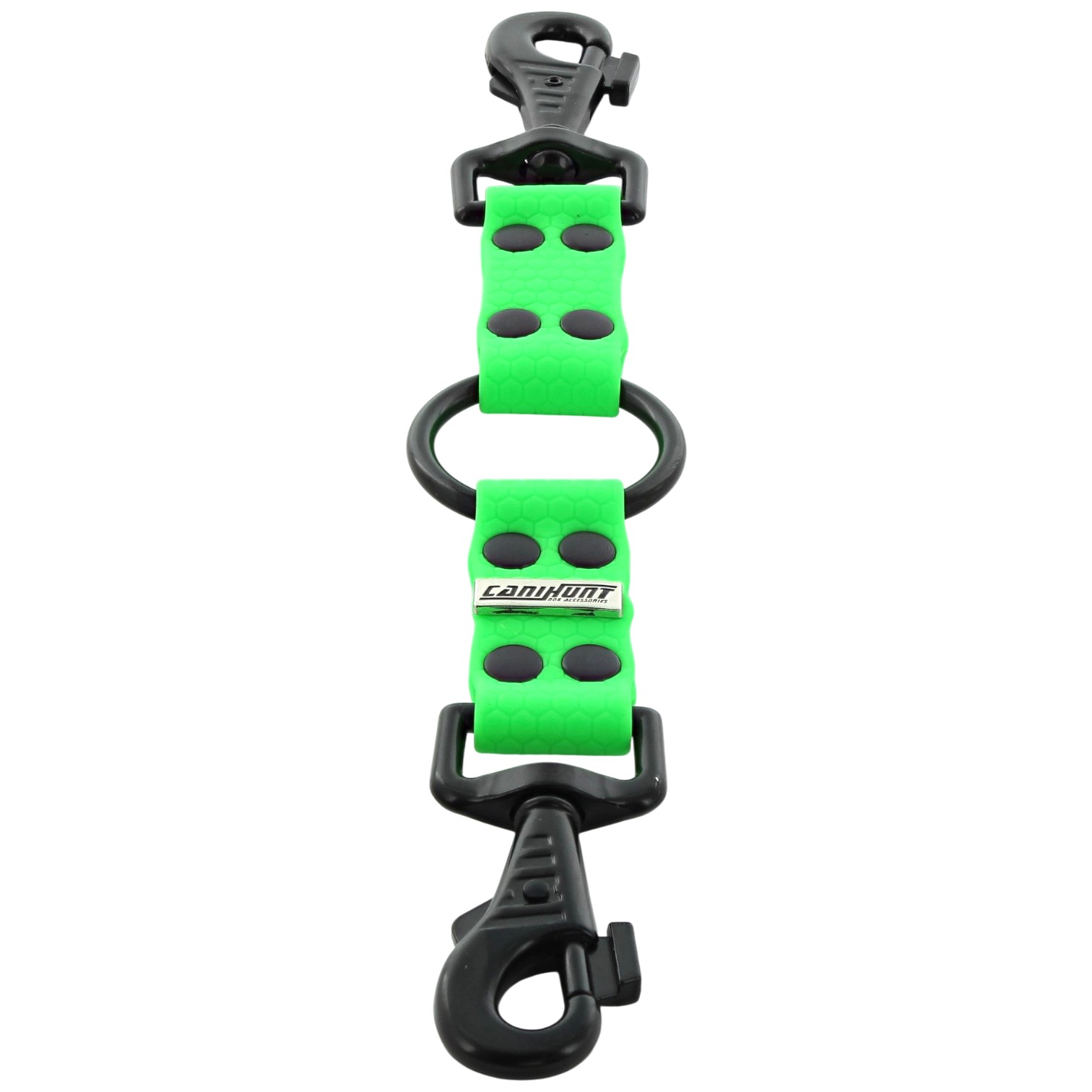 Canihunt Hexa Accoppiatore 2 Cani Corto 15 cm 25 mm Impermeabile