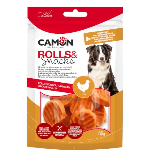 Camon Rolls Snack Monetine Pollo Cani Adulti 80 g Grigliate
