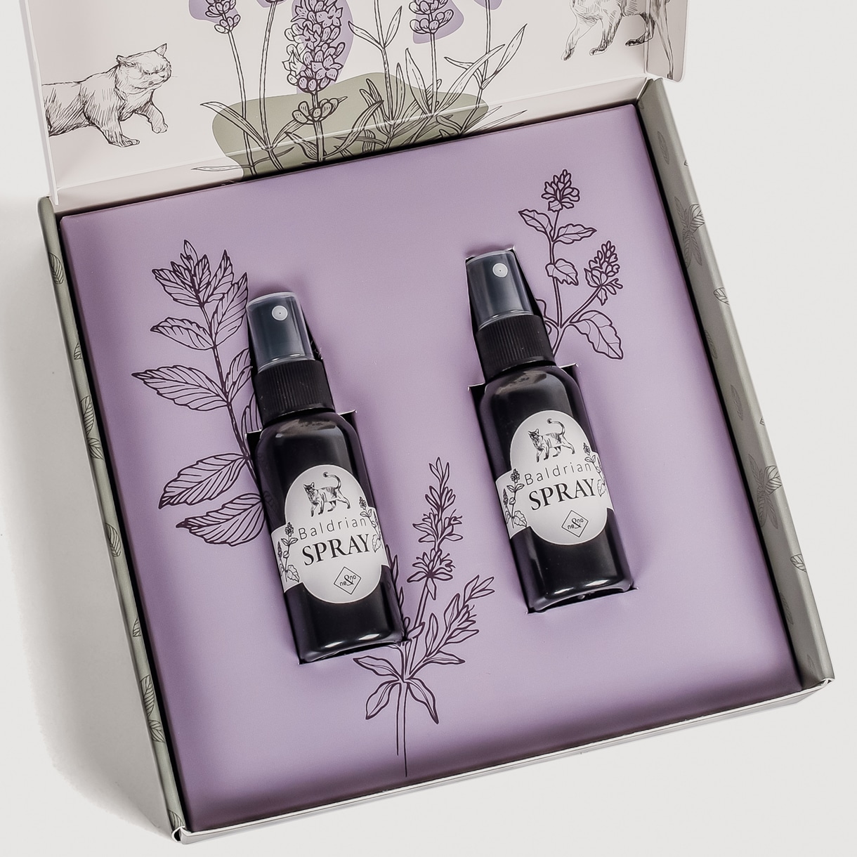 Ne&No spray valeriana gatti set 2x50 ml