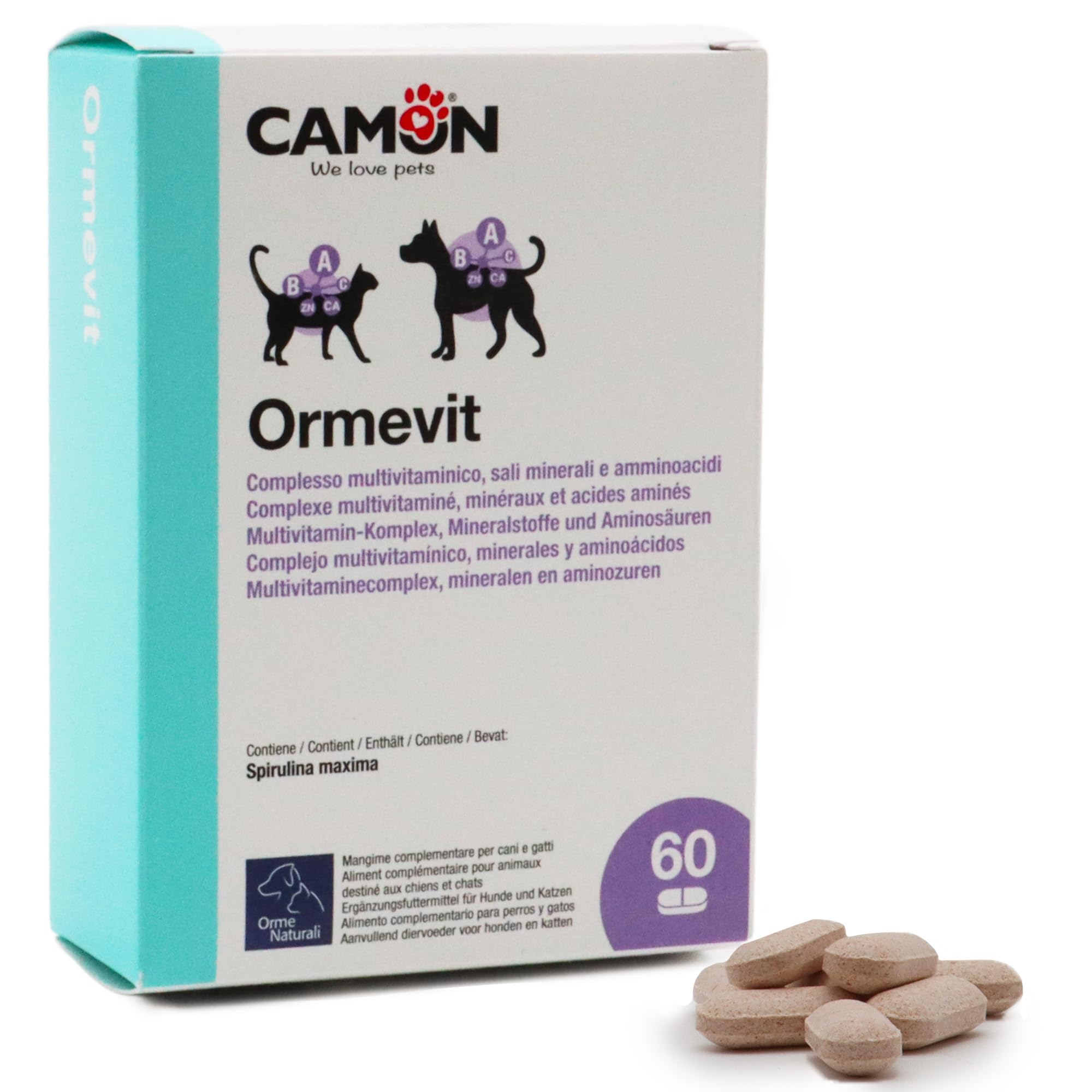 Camon HelpAge Vet integratore cani 60 compresse neutro