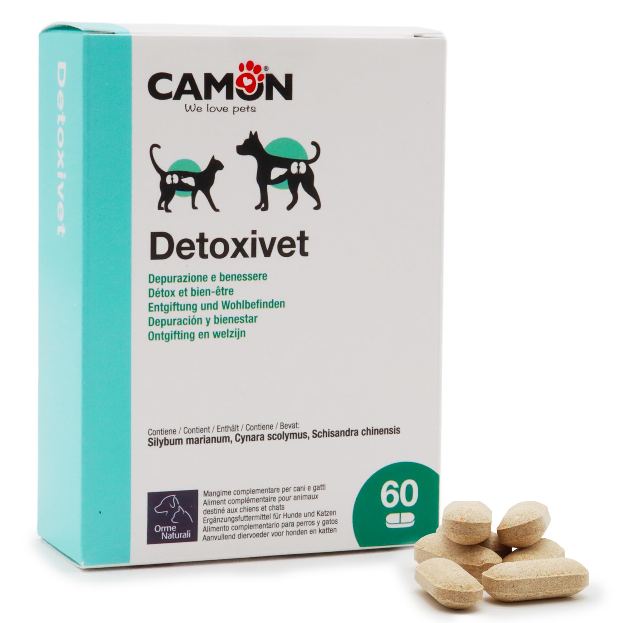 Camon Detoxivet Integratore Depurativo 60 Compresse Cani Gatti