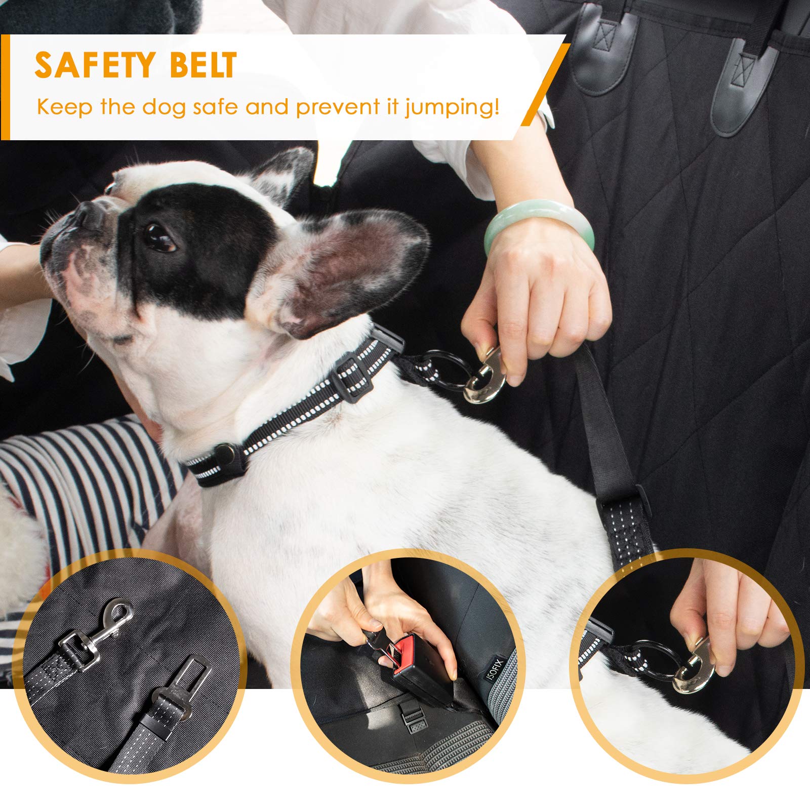 Looxmeer coprisedile auto per cani 147x137 cm impermeabile