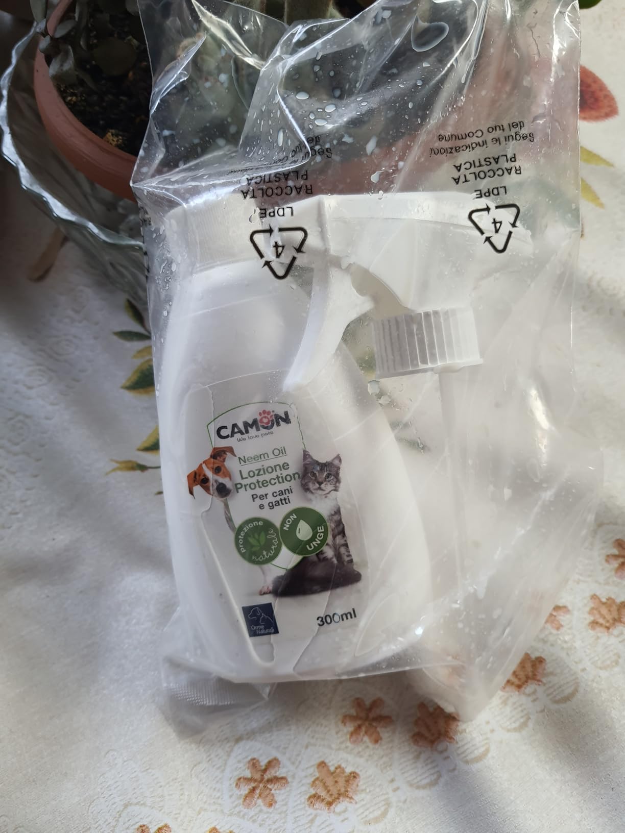 Camon Protection Lozione Olio di Neem Cani Gatti 300 ml