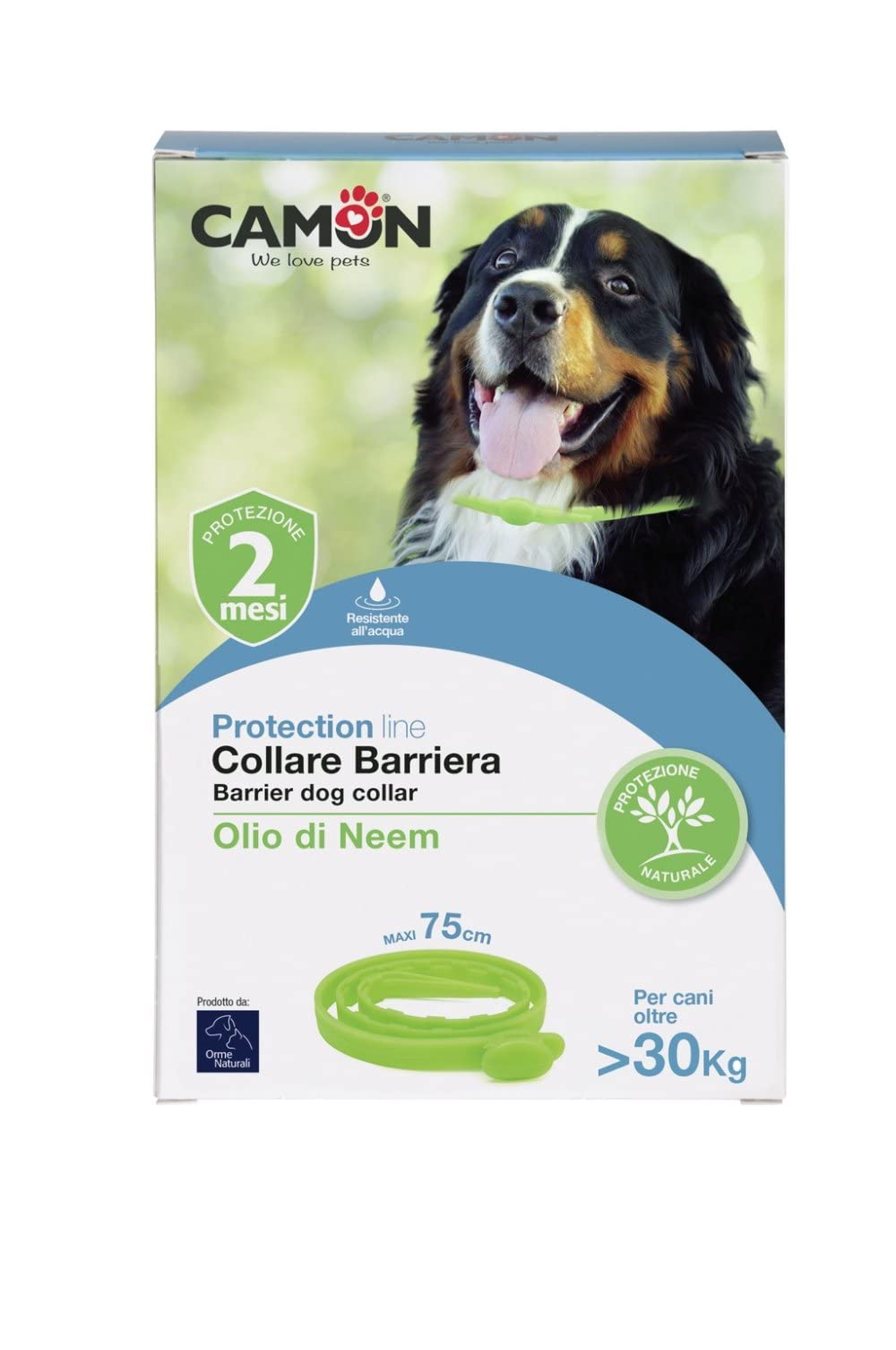 Camon Barriera Collare Olio di Neem Grande 3 Pezzi 75 cm
