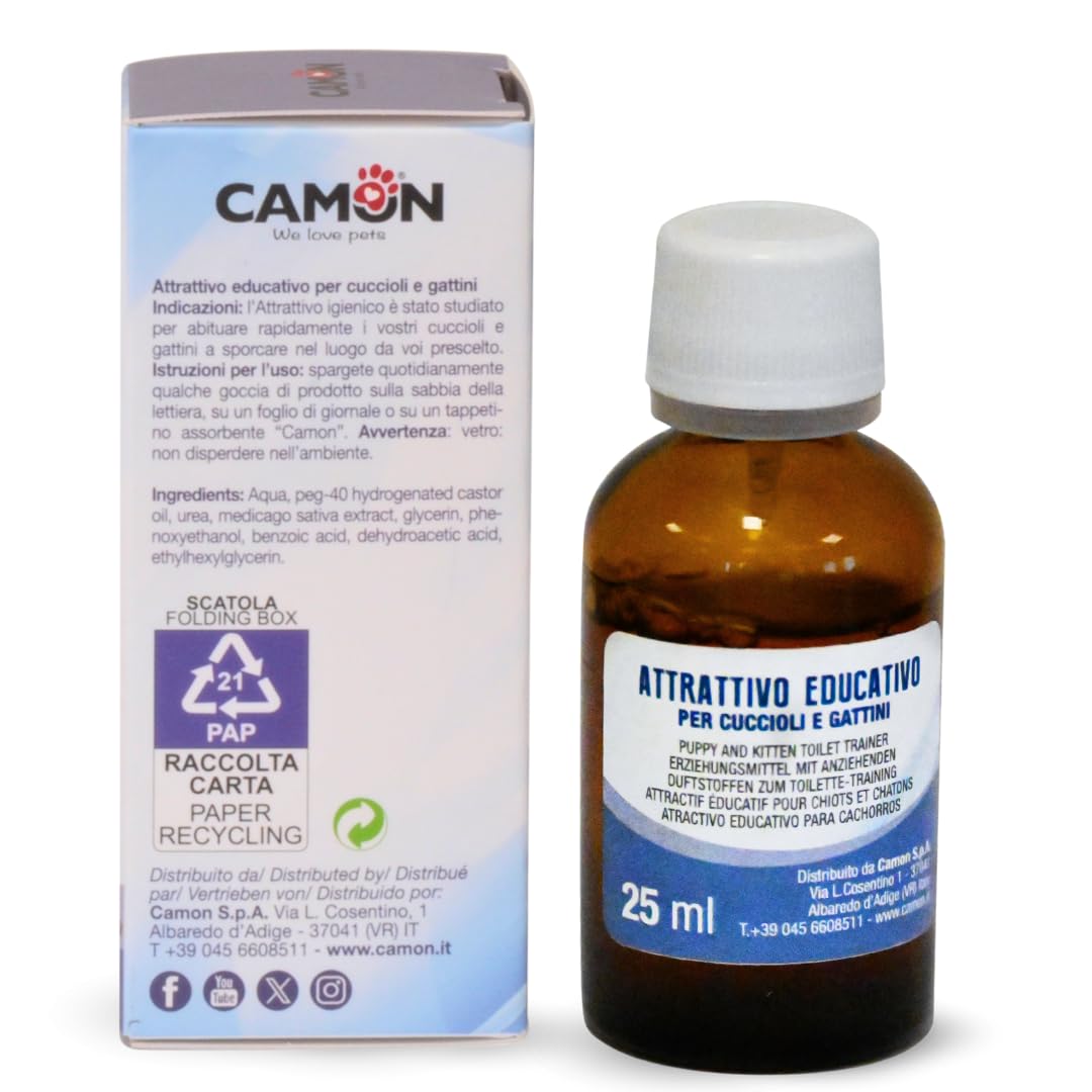 Camon Attrattivo Igienico Cuccioli Gocce 25ml lettiera