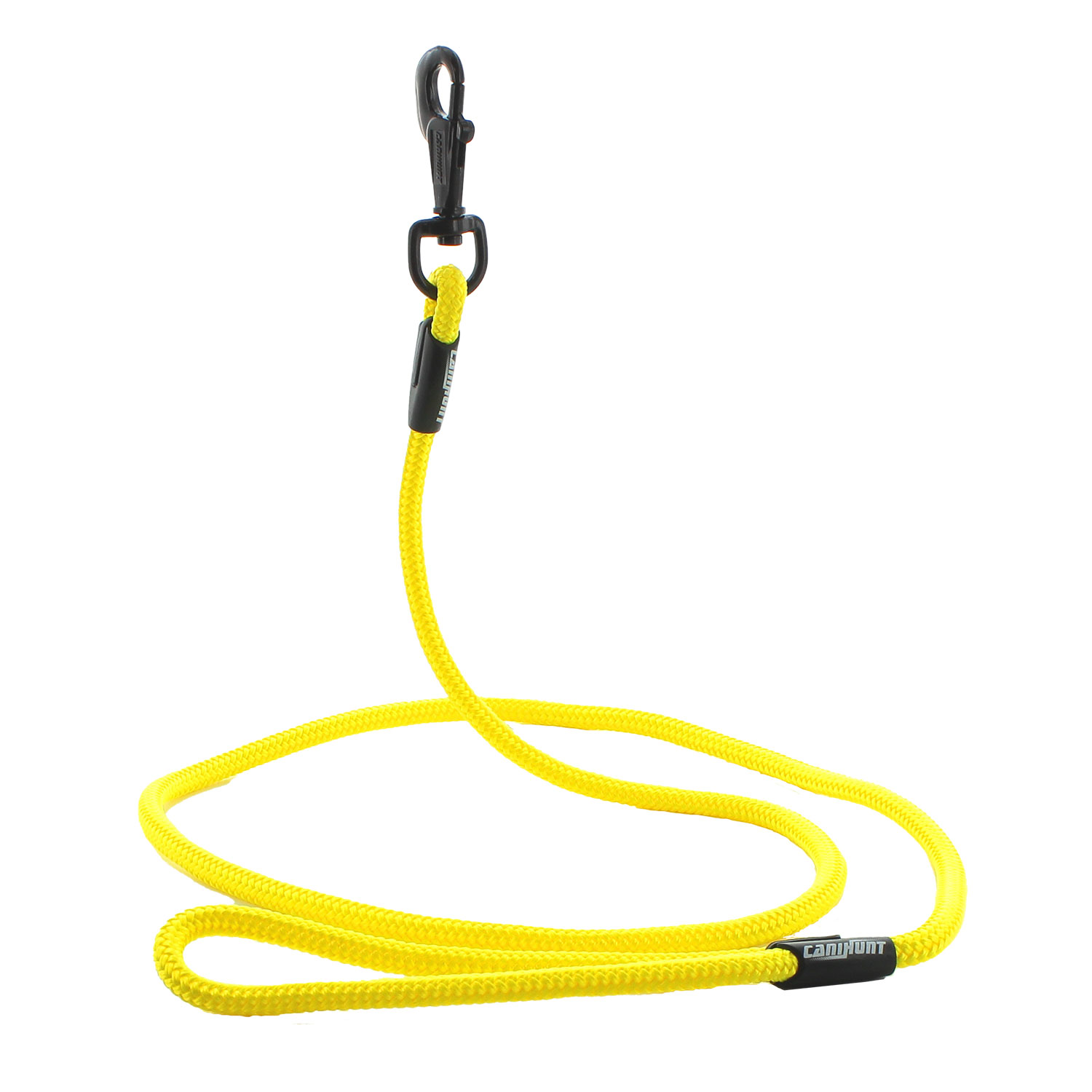 Canihunt Alp Guinzaglio Cane Tondo 150 cm Giallo Fluo