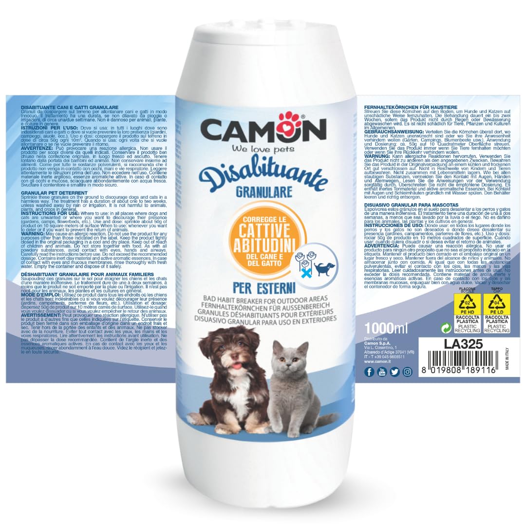 Camon Disabituante Granulare Cani Gatti Esterno 1 L
