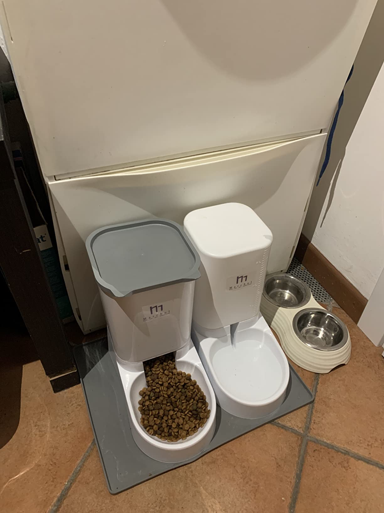 Marchul Set Distributore Automatico Cibo e Acqua 3,8 L
