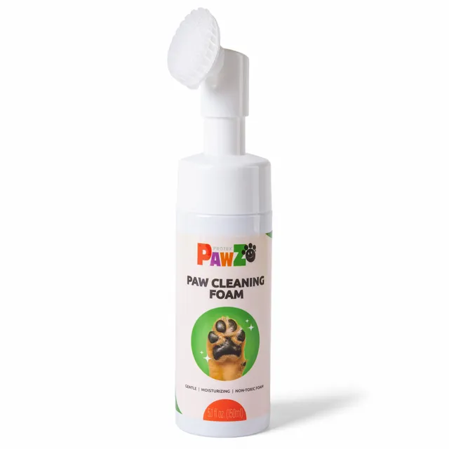 Pawz SaniPaw Schiuma detergente zampe cane con spazzola