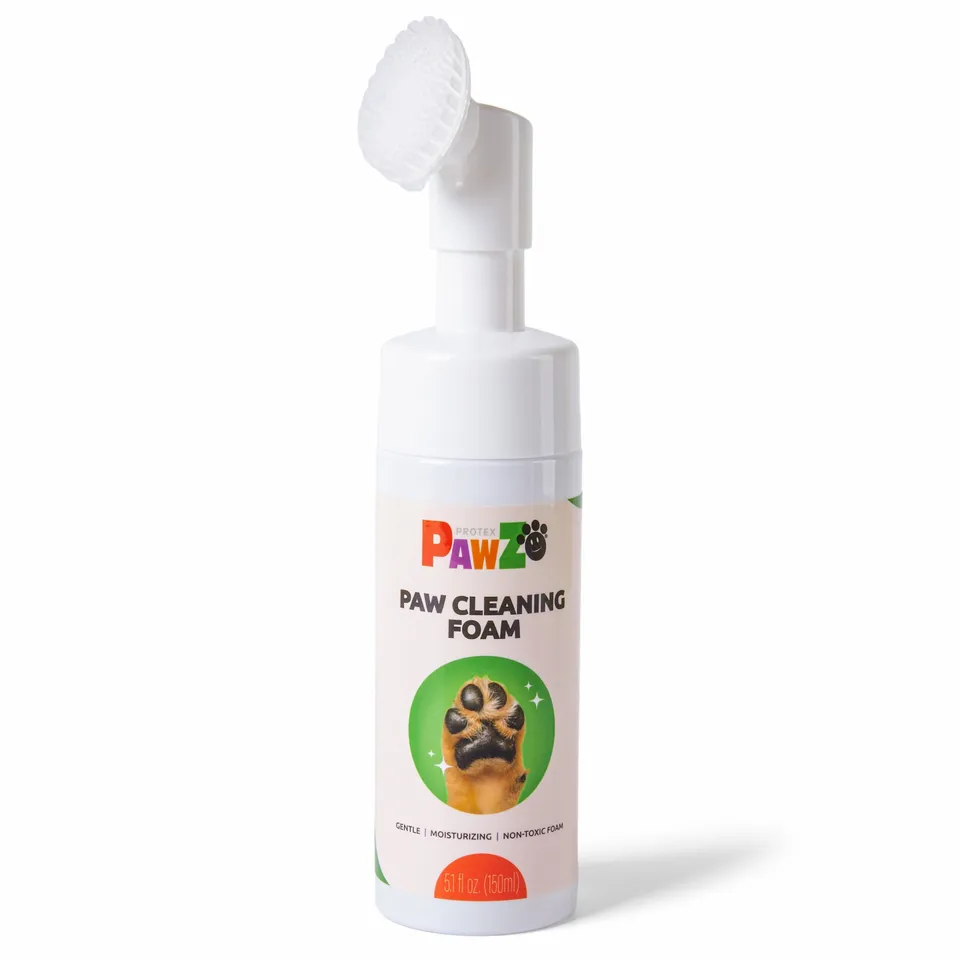 Pawz SaniPaw Schiuma detergente zampe cane con spazzola