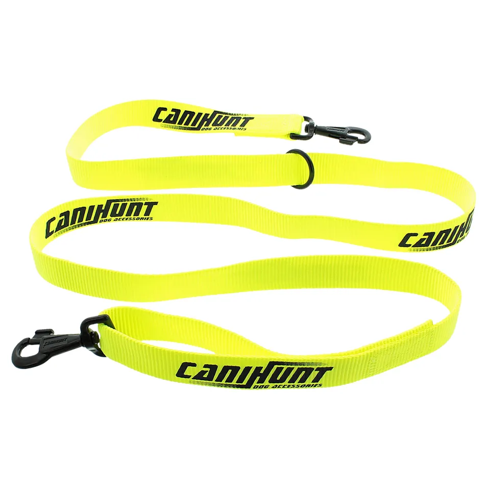 Canihunt Hunter guinzaglio cane piatto 180 cm doppio