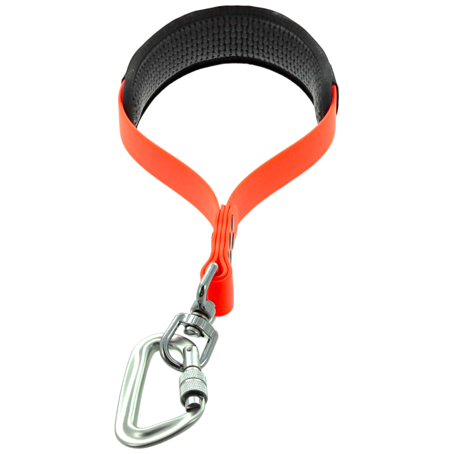 Canihunt Maniglia Trascina Selvaggina PVC 25 mm Arancione 60 cm