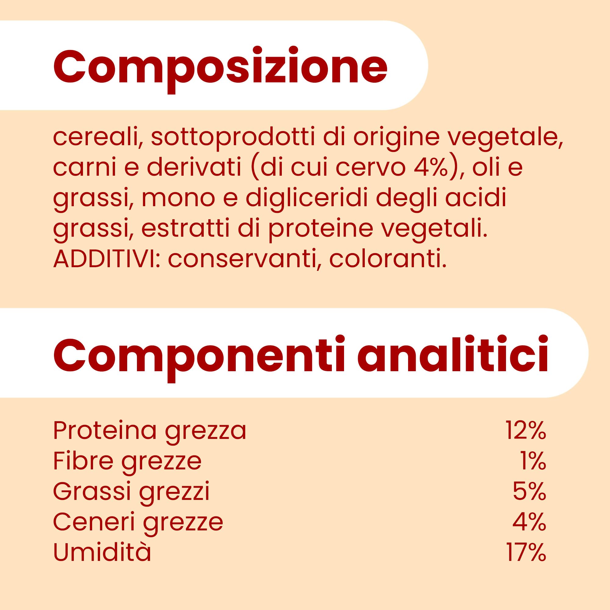 Camon Mini Snacks Mix stelle cervo snack cane 500 g