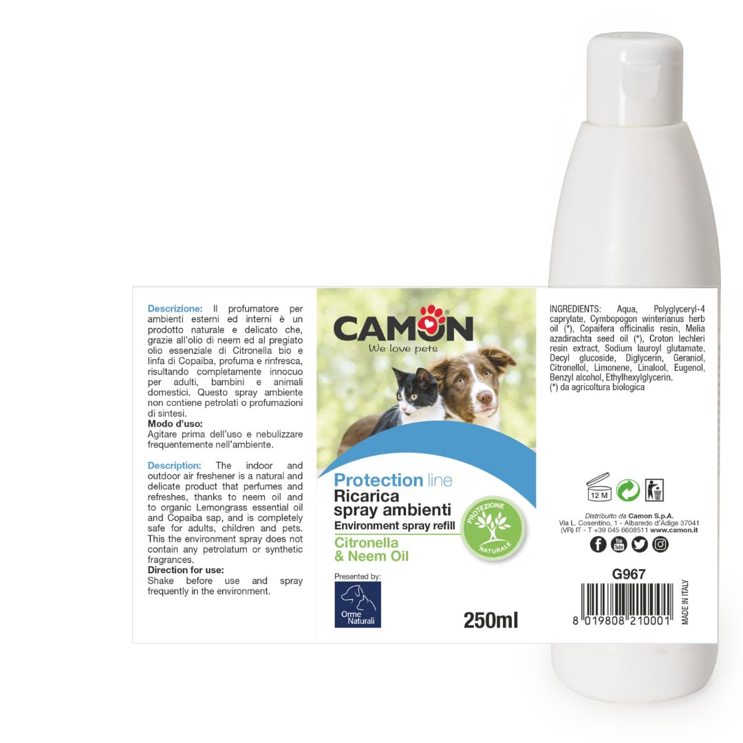 Camon Protection Deodorante Spray Citronella Neem 250 ml