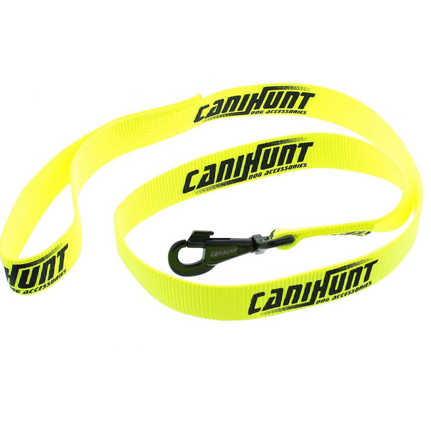 Canihunt Hunter guinzaglio per cani giallo 120 cm