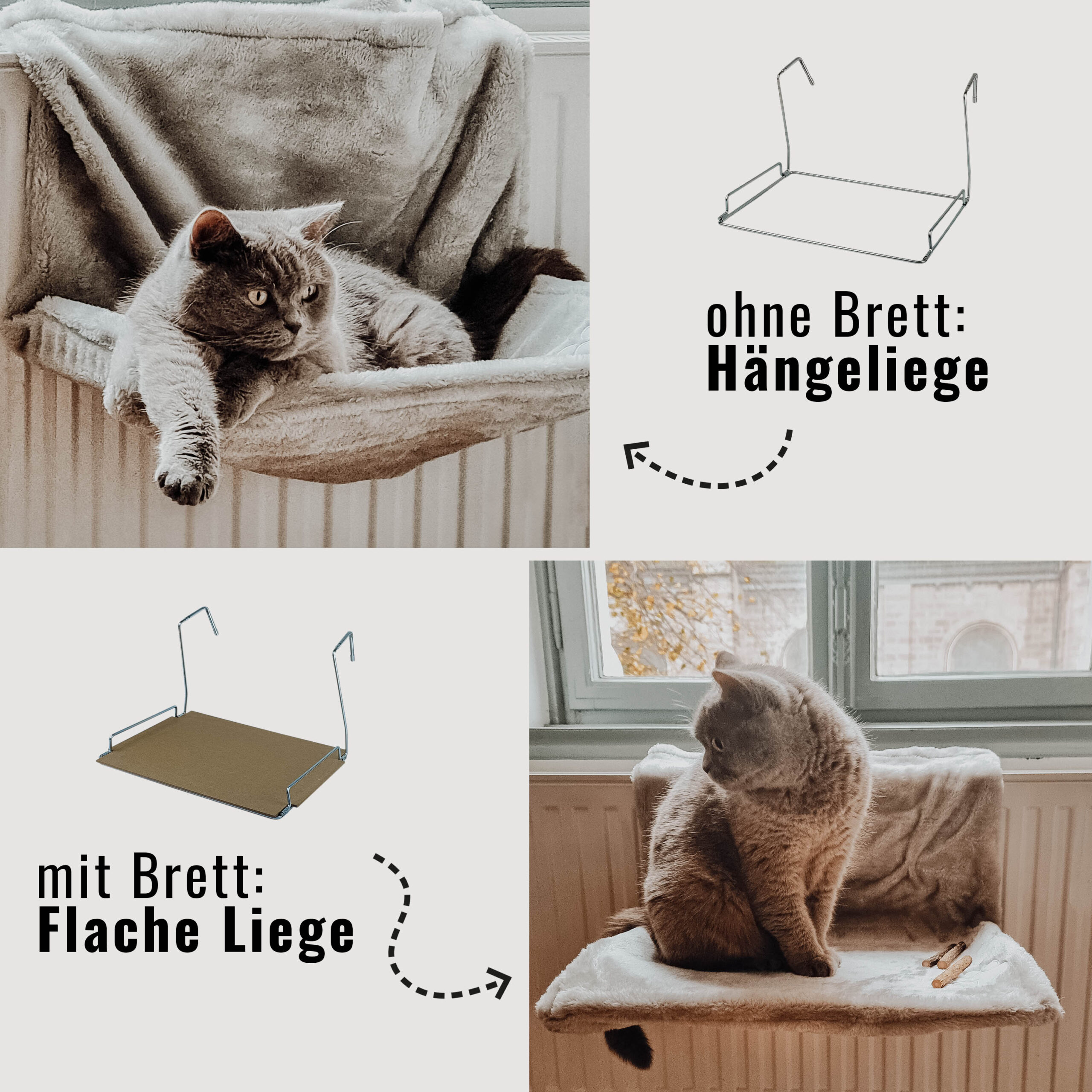Ne&No lettino termosifone gatto amaca peluche 13 kg