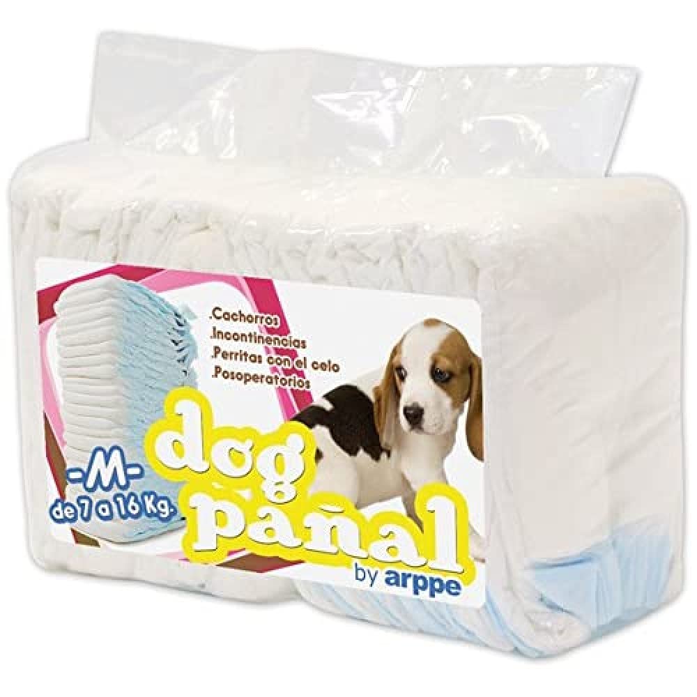 Arppe 2975010500 Pannolino Cane XXS 12 Pezzi con Foro Coda