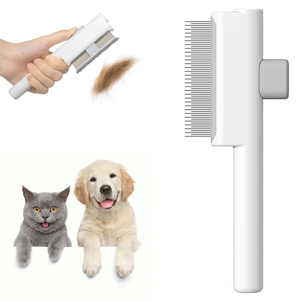 Marchul Pettine Antipulci Autopulente Acciaio Inox Cani Gatti
