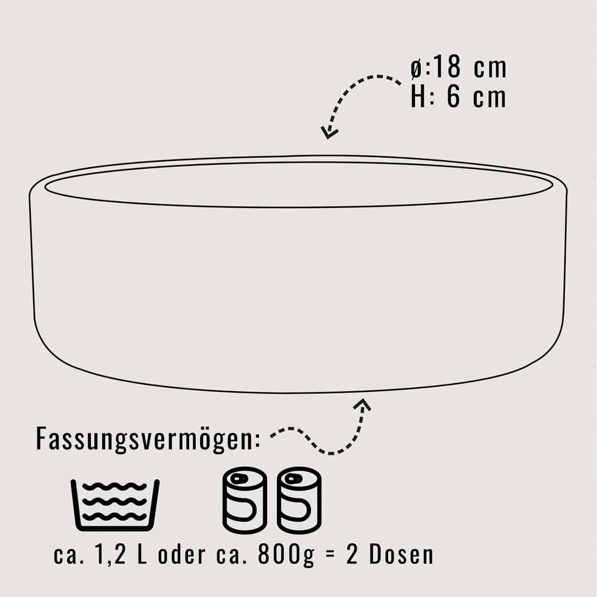 Ne&No Ciotola in Silicone Antiscivolo 1,2 L