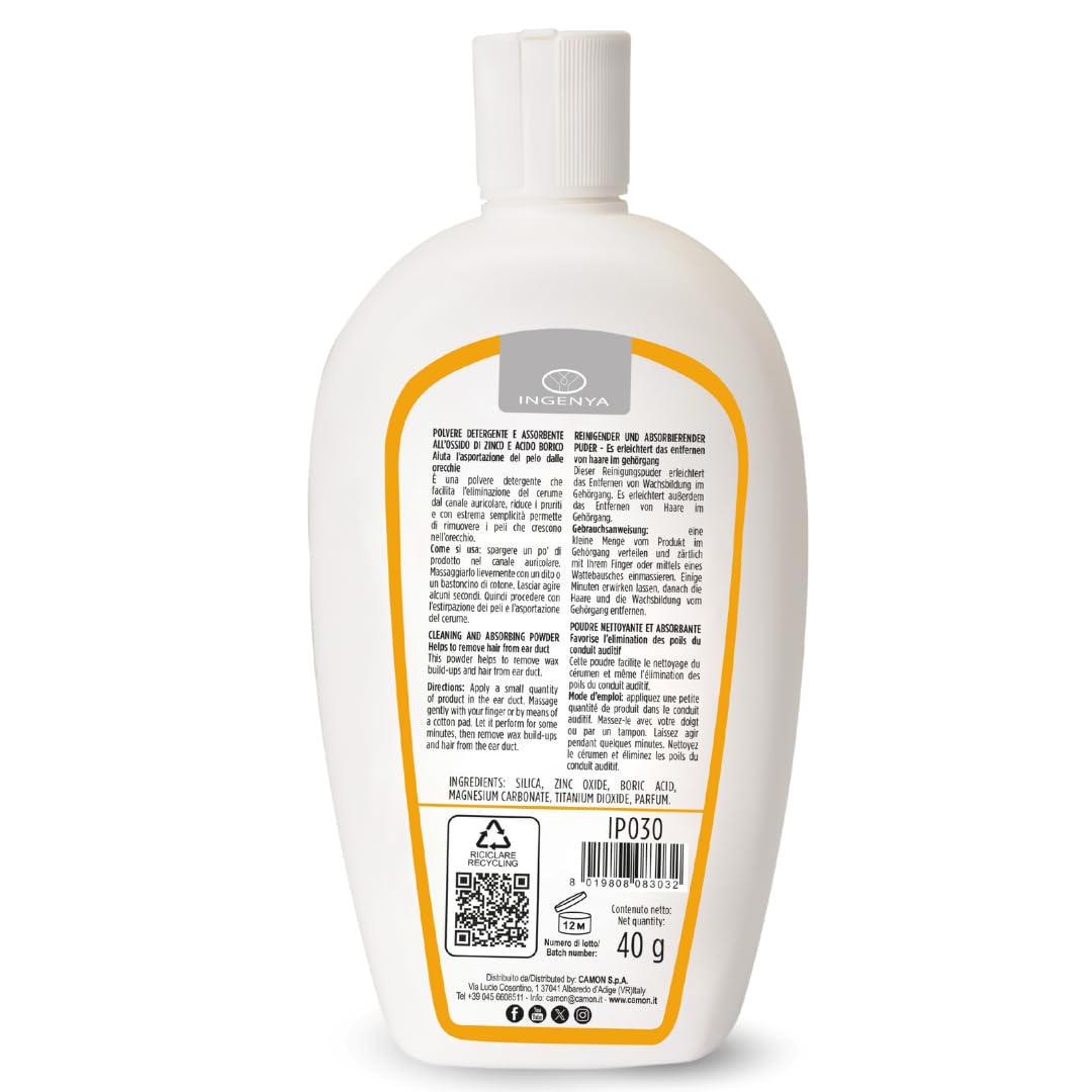 Camon Polvere Pulizia Orecchie Cani 40g assorbente