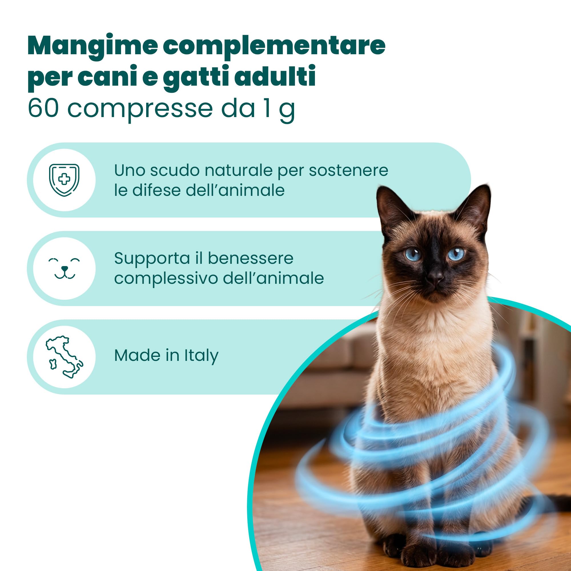 Camon Help-TH1 integratore cani gatti 60 compresse difese