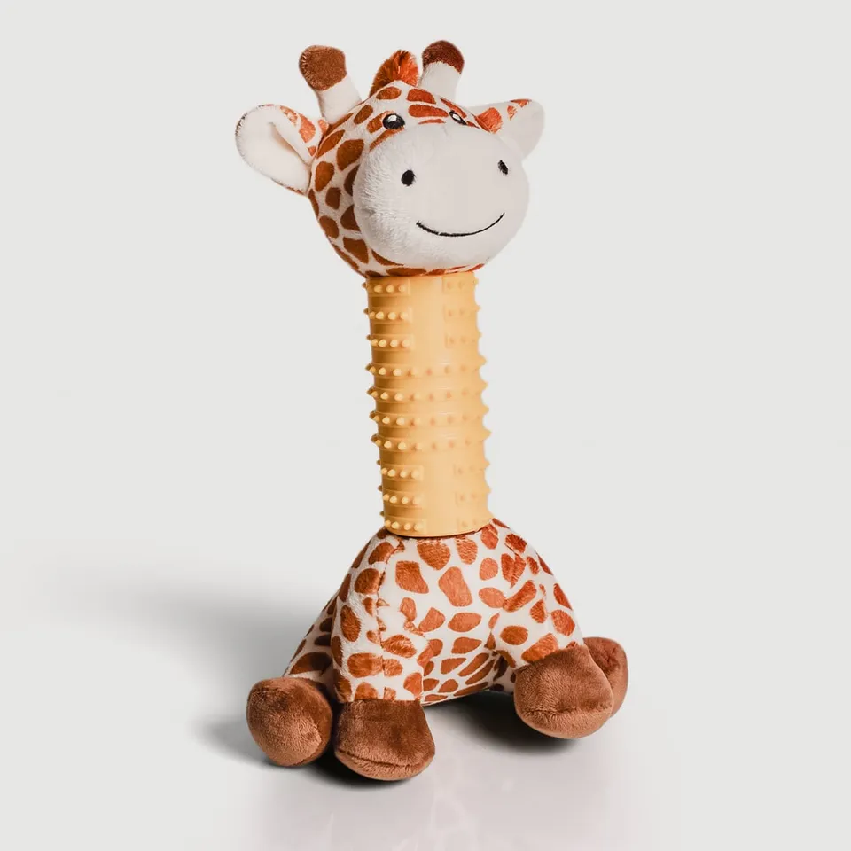 Ne&No giraffa peluche giocattolo cani 29,5 cm denti