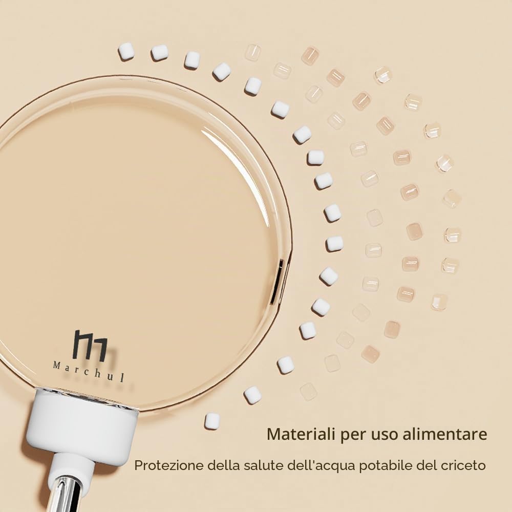 Marchul Borraccia Criceti 150 ml con Supporto Antigoccia