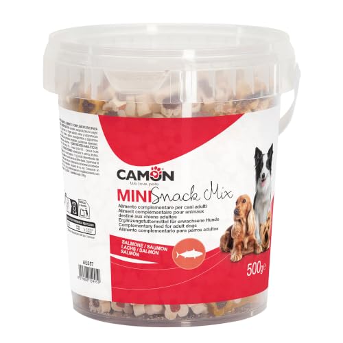 Camon Mini Snacks Mix Ossicini Salmone Snack Cane 500g