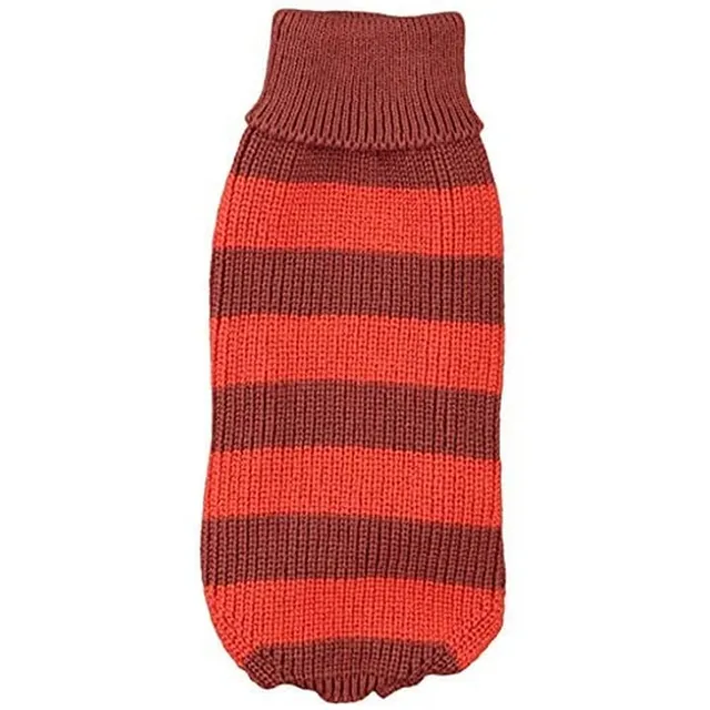 Arppe Bande Vintage 2672012706 maglione cane marrone arancio dolcevita