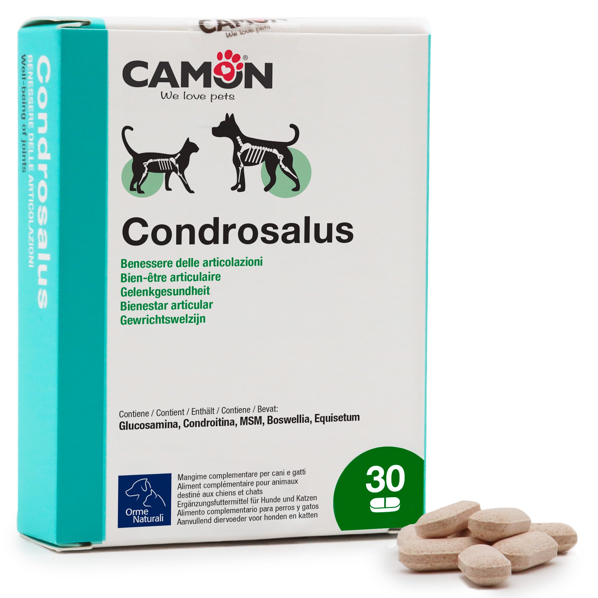 Camon Condrosalus Integratore Articolazioni 60 Compresse Cane