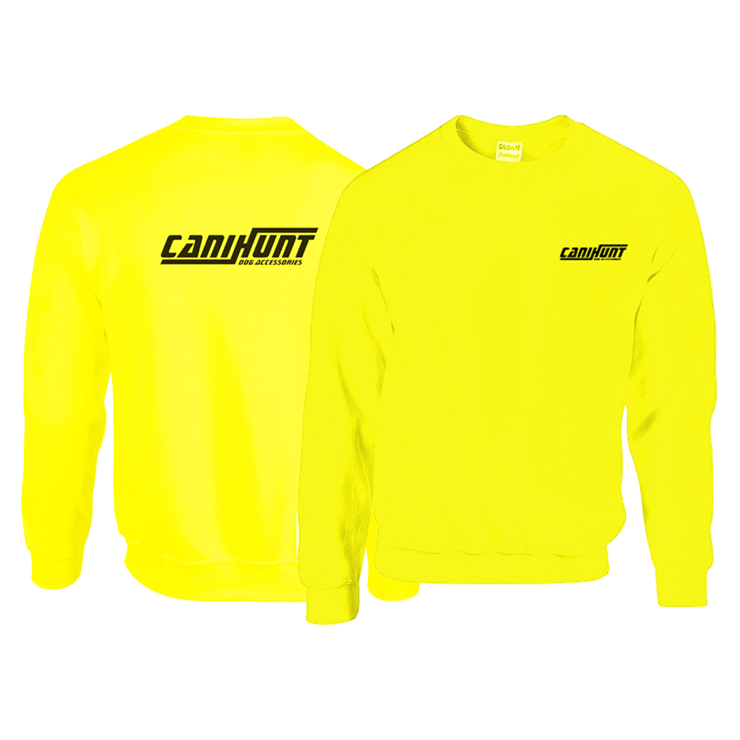 Canihunt felpa unisex alta visibilità arancione fluo