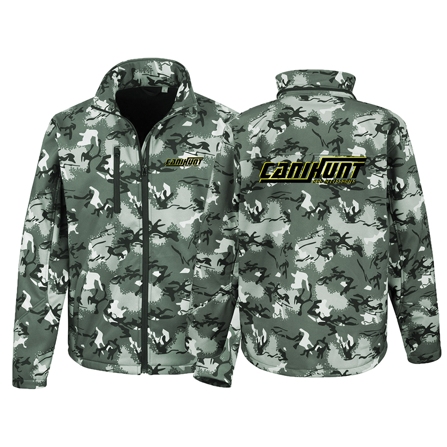 Canihunt Softshell giacca uomo impermeabile arancione