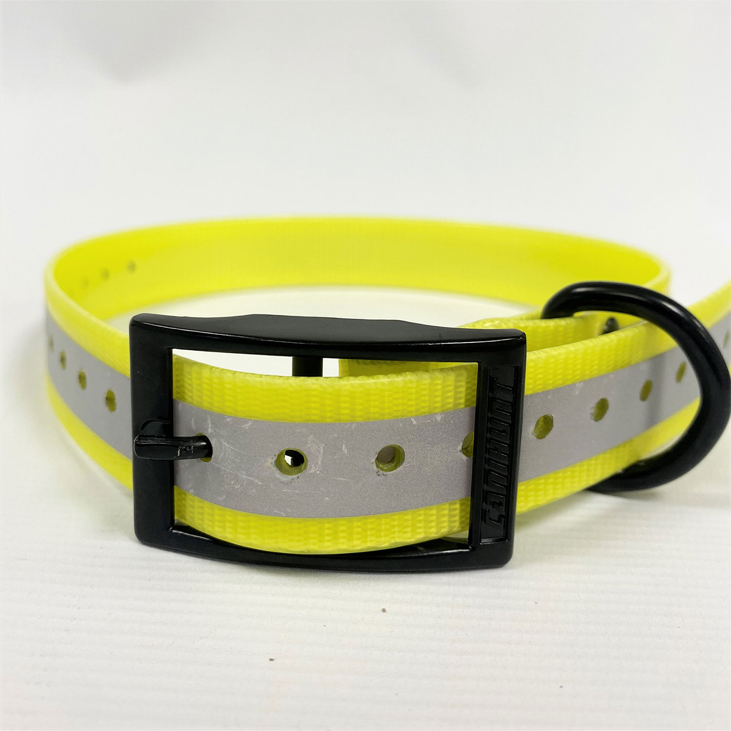 Canihunt X-Treme collare per cane giallo riflettente usato