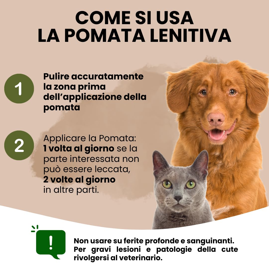 Camon Pomata Lenitiva 100g Cani Gatti Ossido Zinco