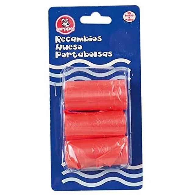 Arppe 1726010001 sacchetti igienici cane 45 pezzi corallo