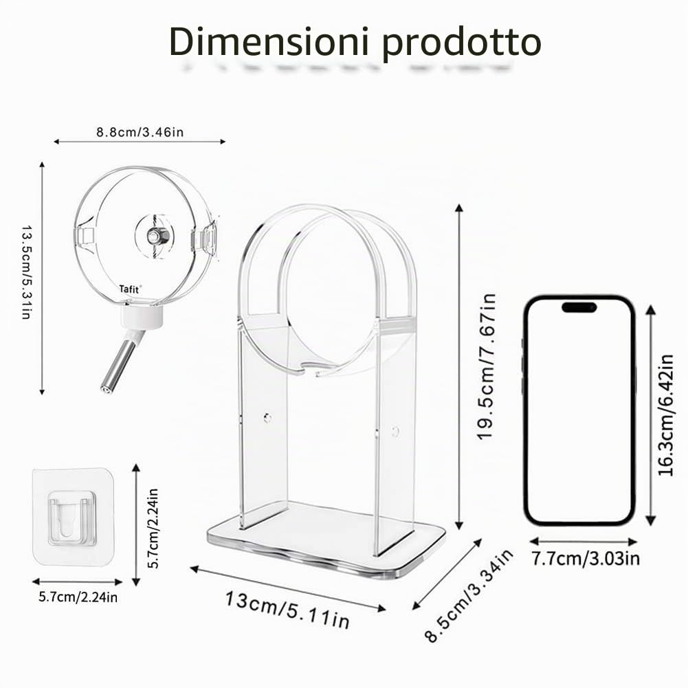 Marchul Borraccia Criceti 150 ml con Supporto Antigoccia