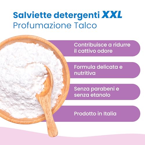 Camon Salviette Maxi Talco per Cani 18 Pezzi