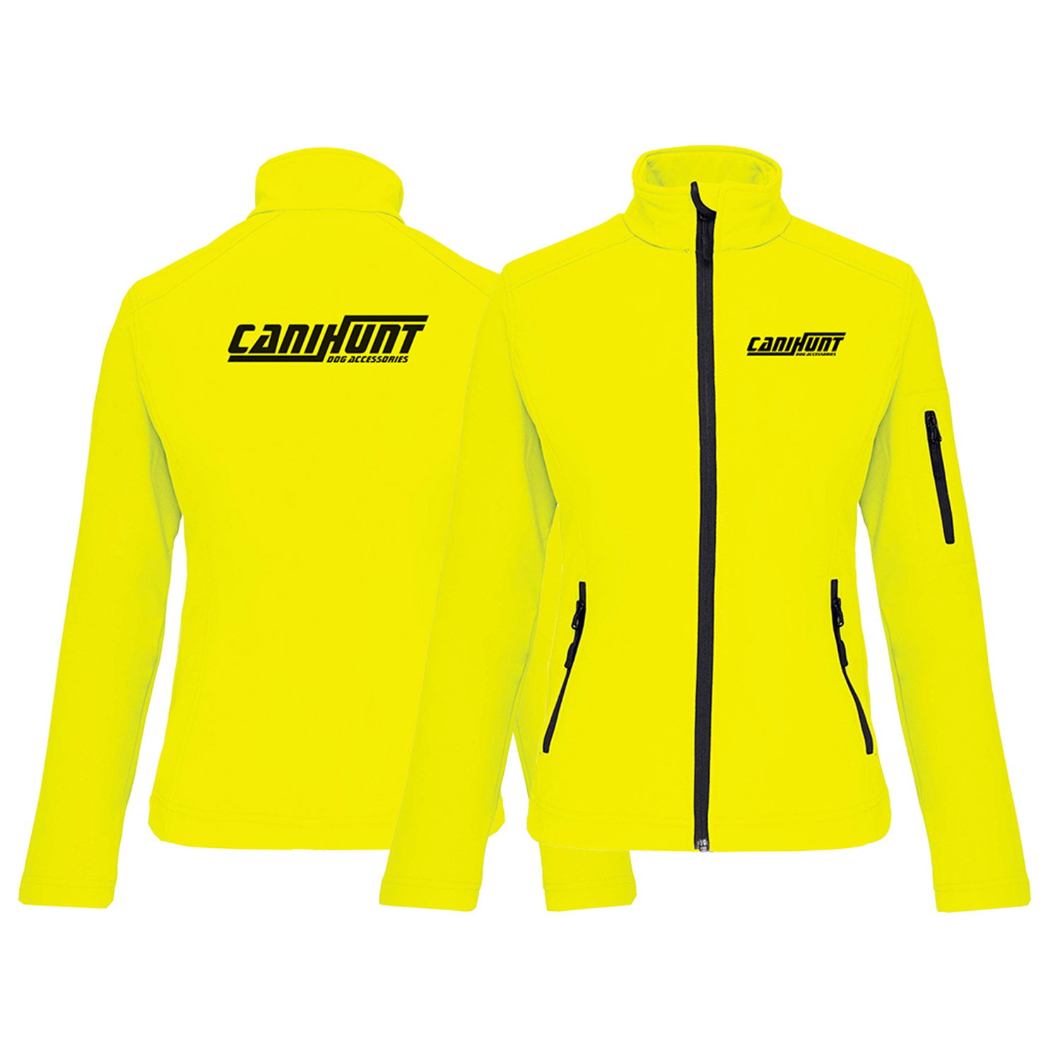 Canihunt Softshell giacca donna impermeabile alta visibilità