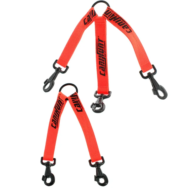 Canihunt Hunter 25 cm sdoppiatore guinzaglio cane arancione