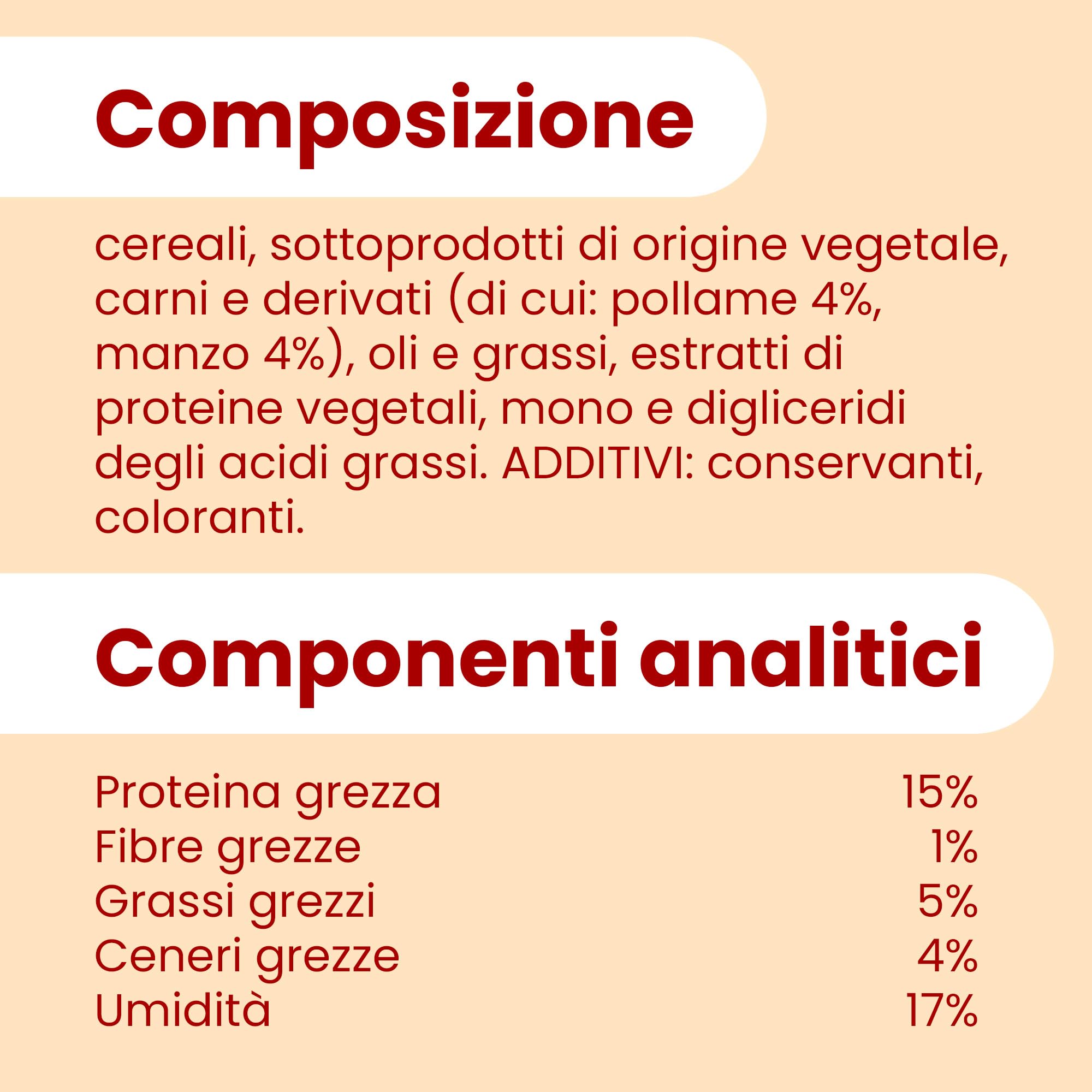 Camon Mini Snacks Mix cuoricini cane pollo manzo 500 g
