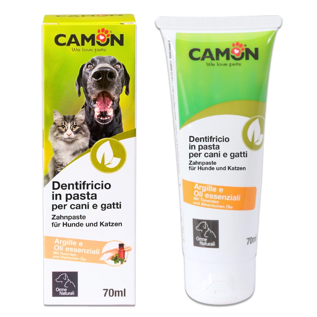 Camon dentifricio pasta cani e gatti 70 ml alito fresco