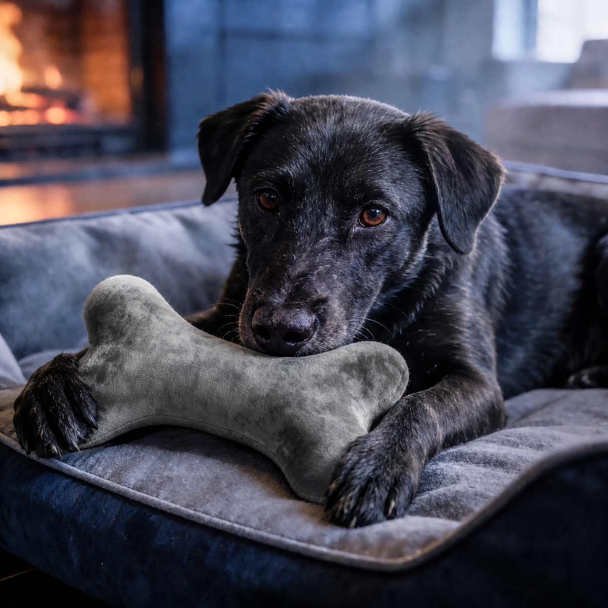 Ne&No Osso Peluche Cane da Coccole Senza Squeak