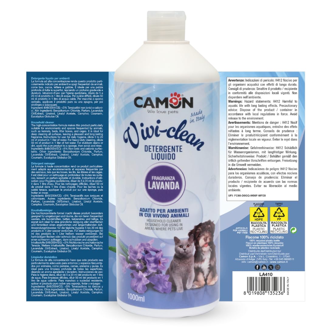 Camon Detergente ambienti animali 1000ml lavanda