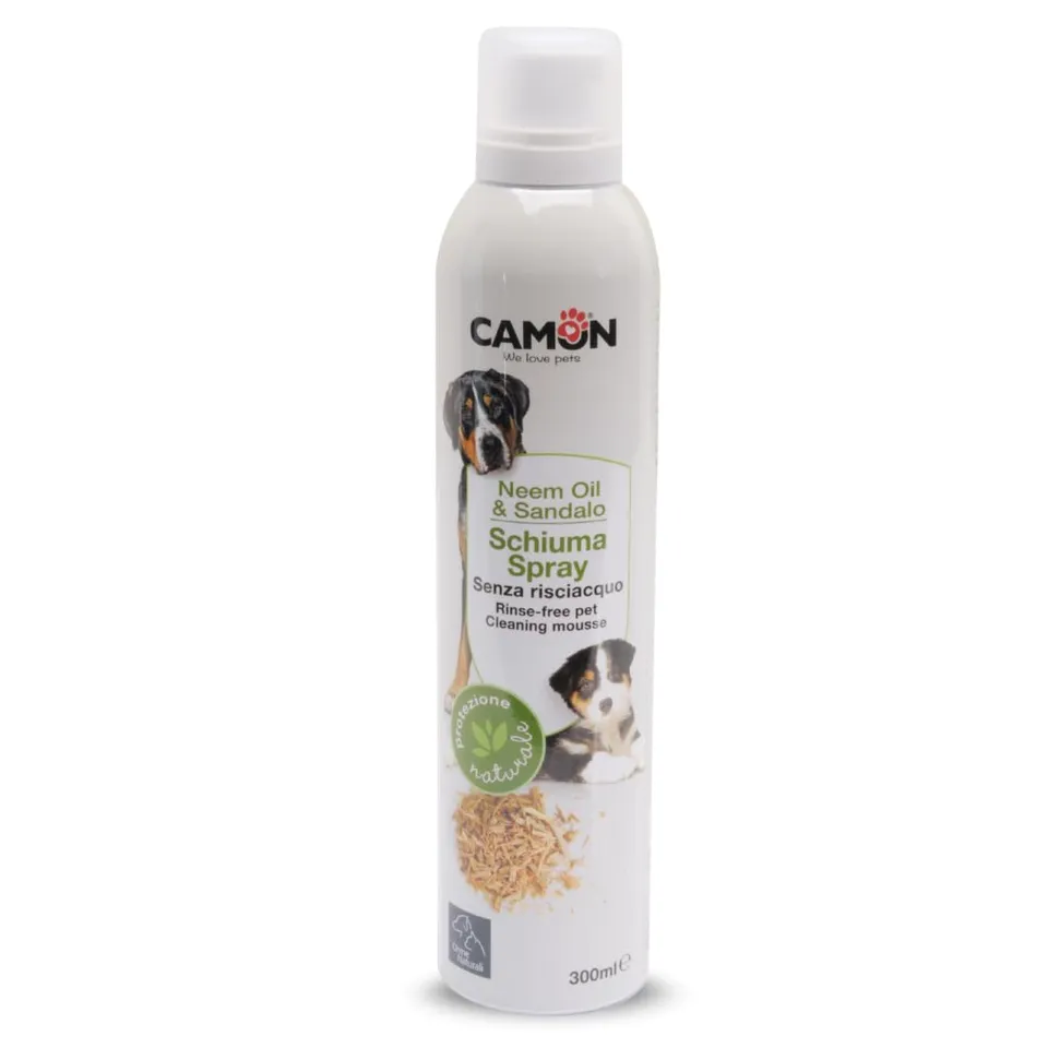 Camon Protection schiuma spray neem sandalo shampoo secco 300ml