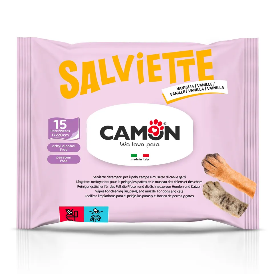 Camon Protection Pocket Vaniglia salviettine 18 pezzi occhi orecchie