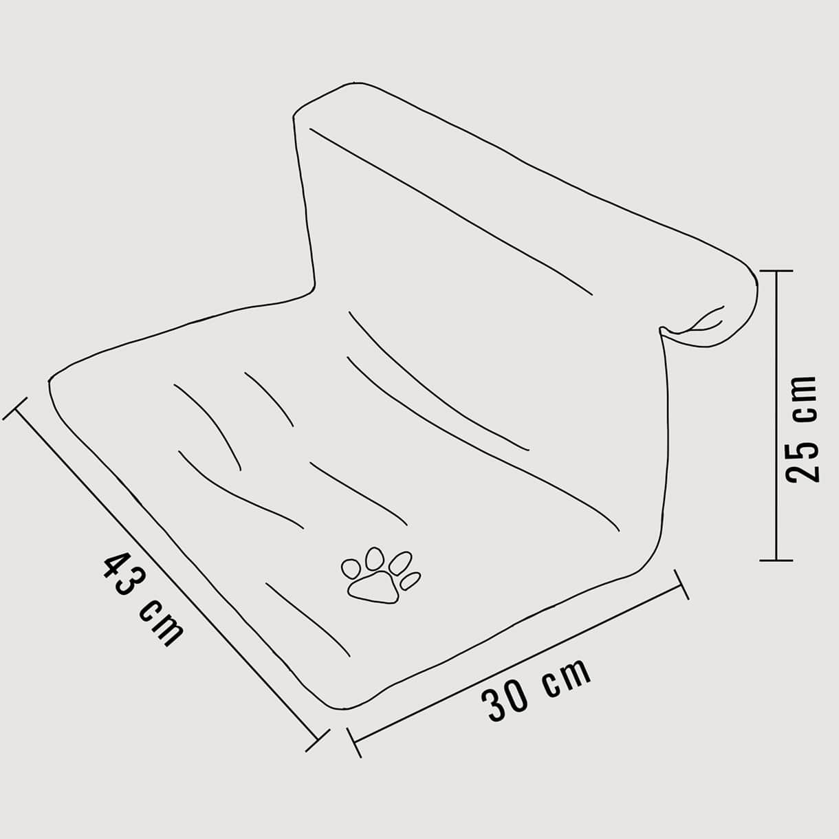 Ne&No lettino termosifone gatto amaca peluche 13 kg
