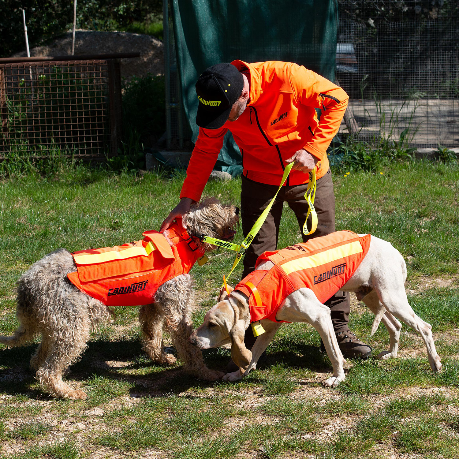 Canihunt Protect Dog Armor V3 giubbotto cane arancione