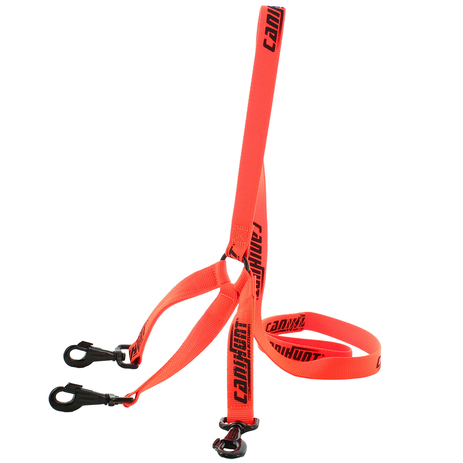 Canihunt First Hunter Guinzaglio Triplo Arancione 150 cm